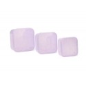 3 cajas de almuerzo Glitter lilac