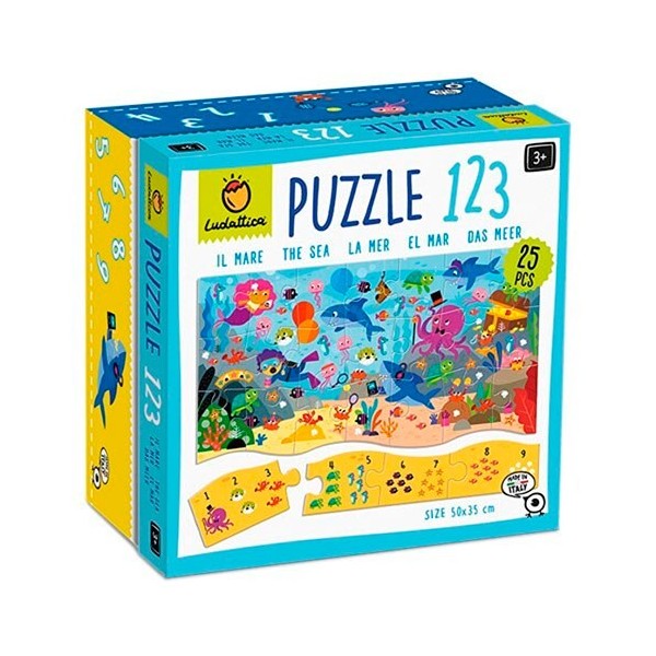 Puzzle 1 2 3 El Mar