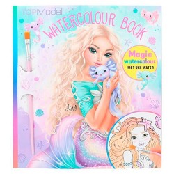 Libro acuarelas mermaid
