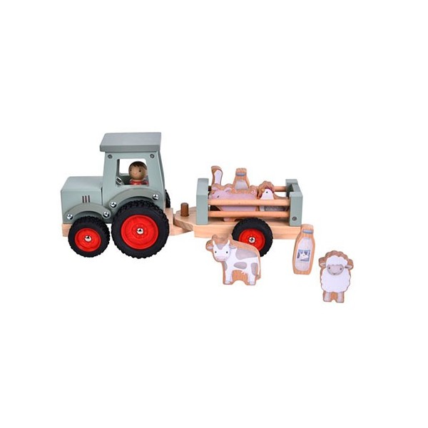 Tractor con Trailer Little Farm +18 meses