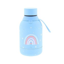 Botella Térmica Arcoiris Azul 350 ml